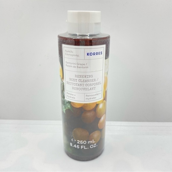 Korres Santorini Grape Renewing Body Cleanser 8.45 Fl. Oz. New In Sealed Package - Picture 1 of 11